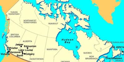 Mapa da Cidade de Quebec en